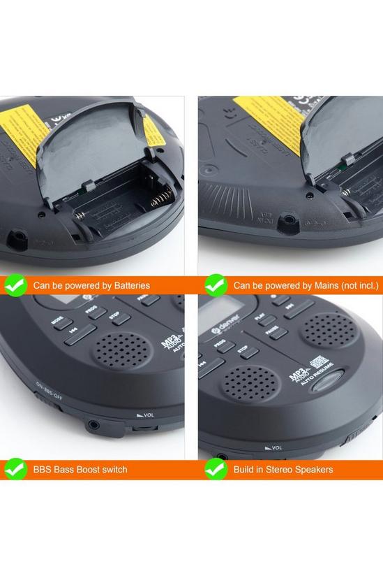 Denver ‘DMP-395’ Portable CD Player with Speakers CD Walkman MP3 & Audio Book 2