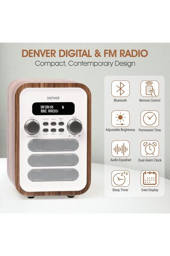 Denver ‘DAB-48’ Bluetooth DAB /DAB+ Radio With Large Remote Control 2