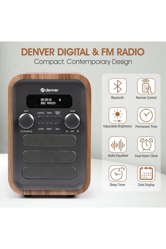 Denver ‘DAB-48’ Bluetooth DAB /DAB+ Radio With Large Remote Control 2