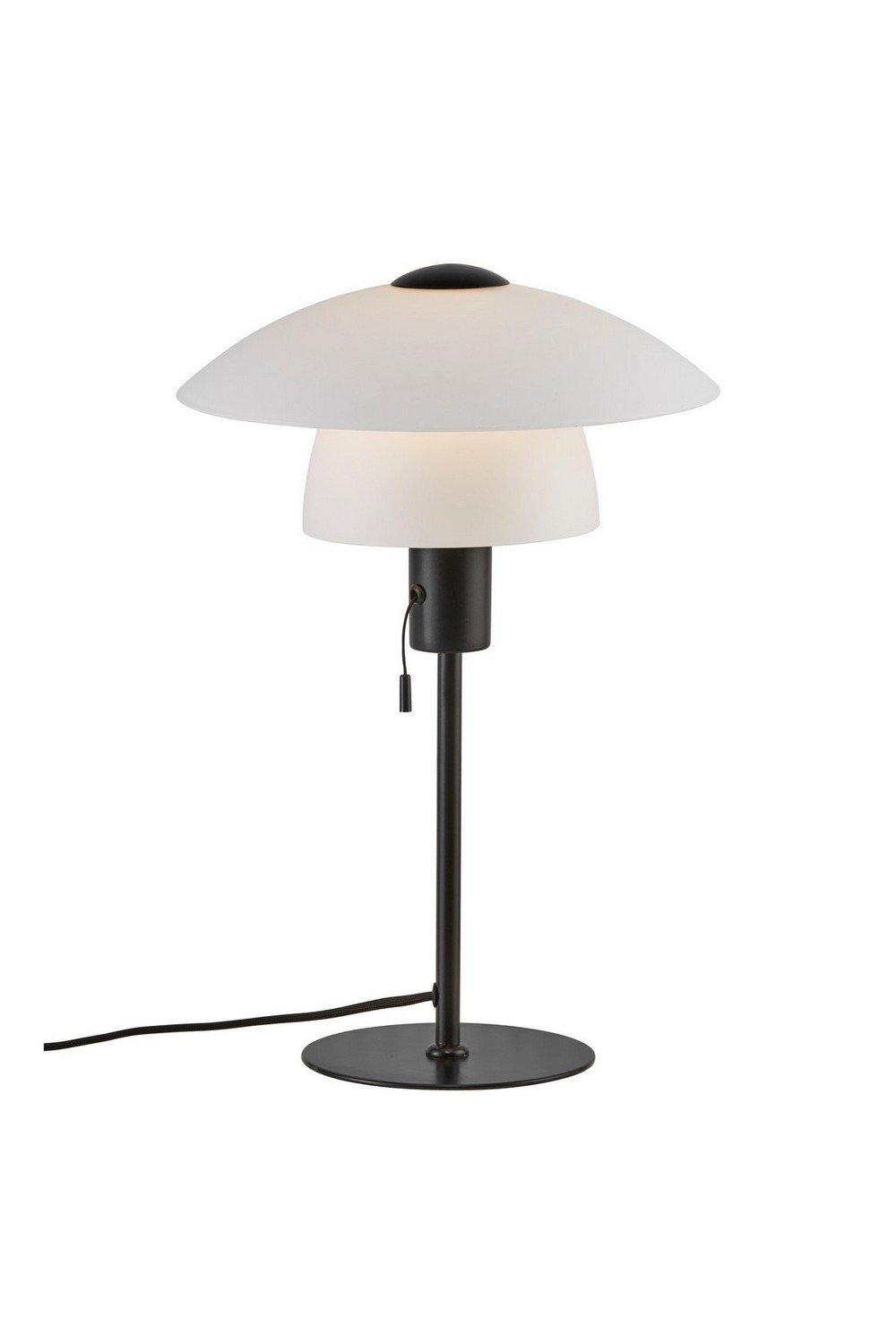 Verona Dome Table Lamp Black E27