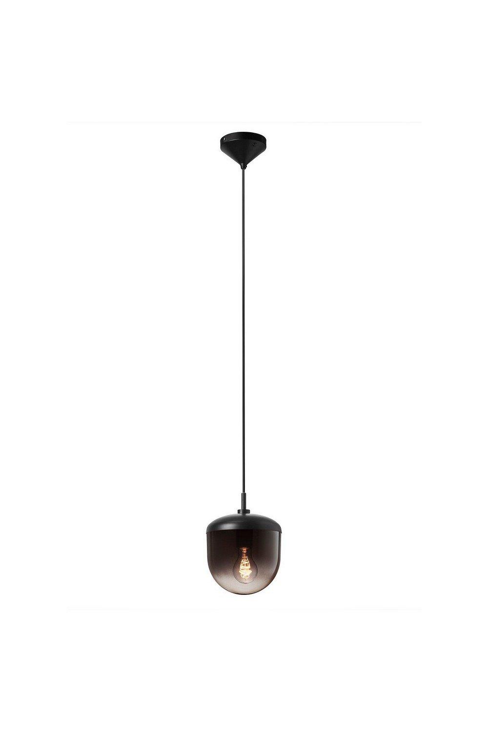 Magia 18cm Globe Pendant Ceiling Light Black E27