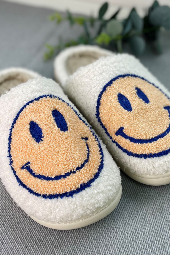 The Alphabet Gift Shop Smiley Face Slippers 1