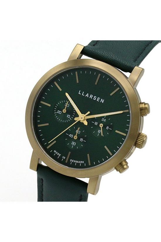 LLARSEN Nor Stainless Steel Fashion Analogue Quartz Watch - 149Zfz3-Zgreen20 3