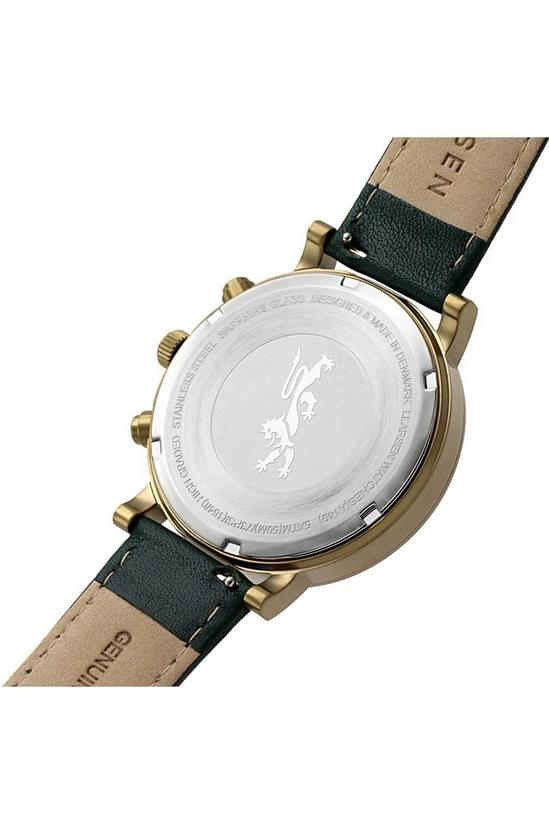 LLARSEN Nor Stainless Steel Fashion Analogue Quartz Watch - 149Zfz3-Zgreen20 5