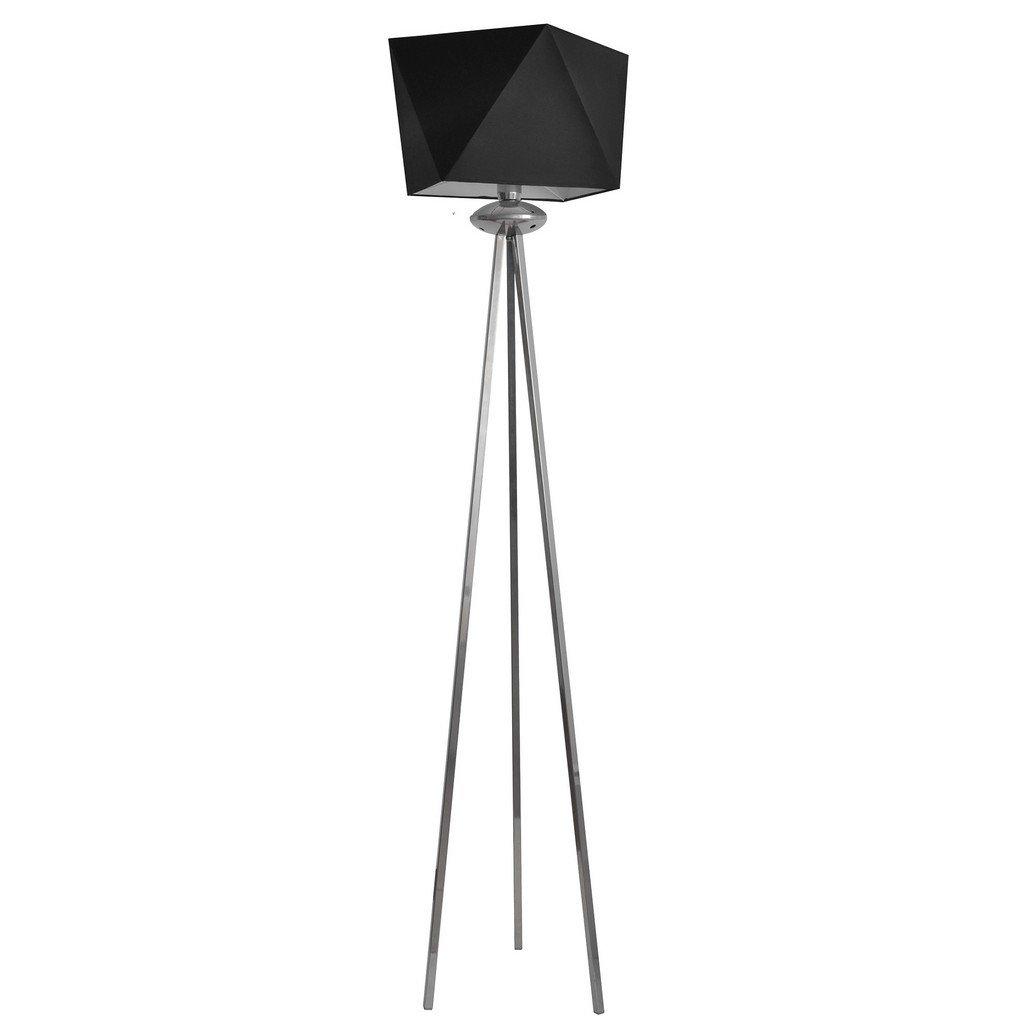 Adamant Tripod Floor Lamp Black Silver 40cm