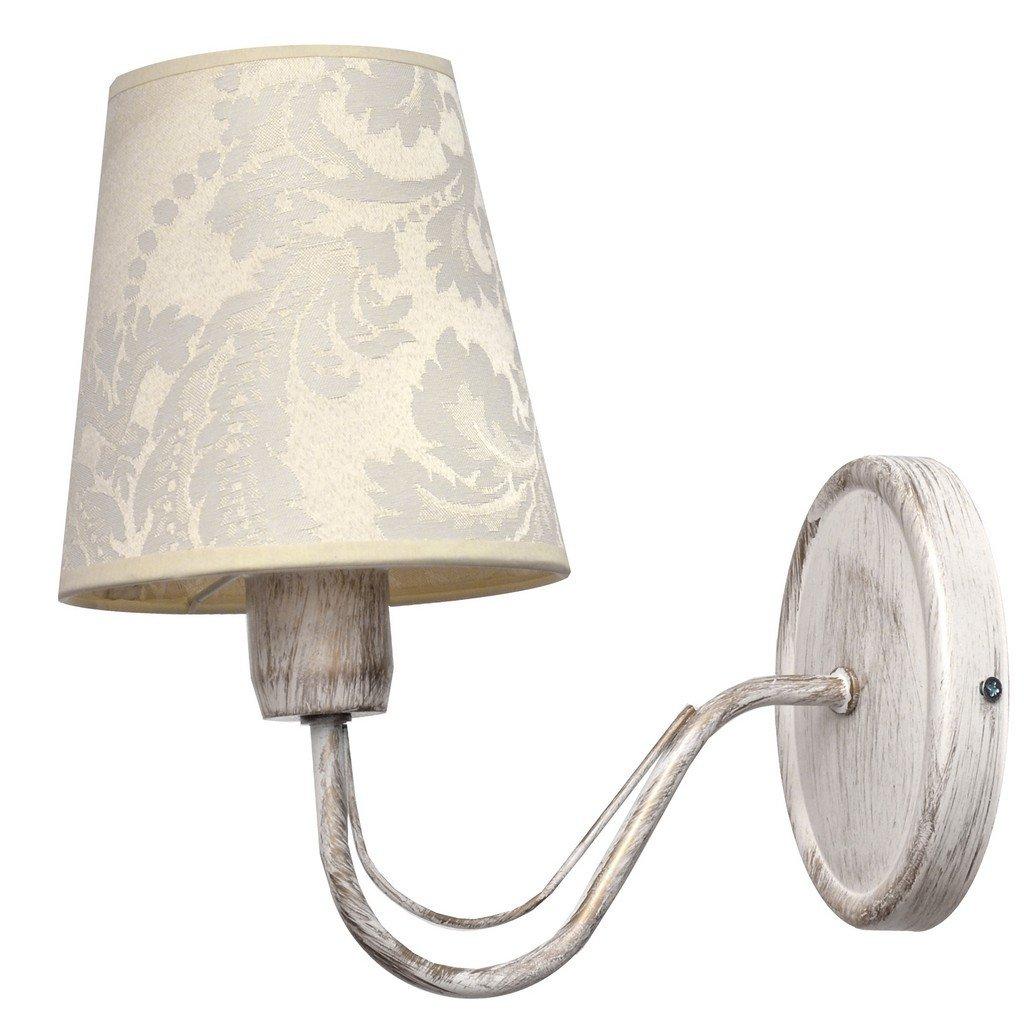 Malbo Candle Wall Lamp White Gold 26cm