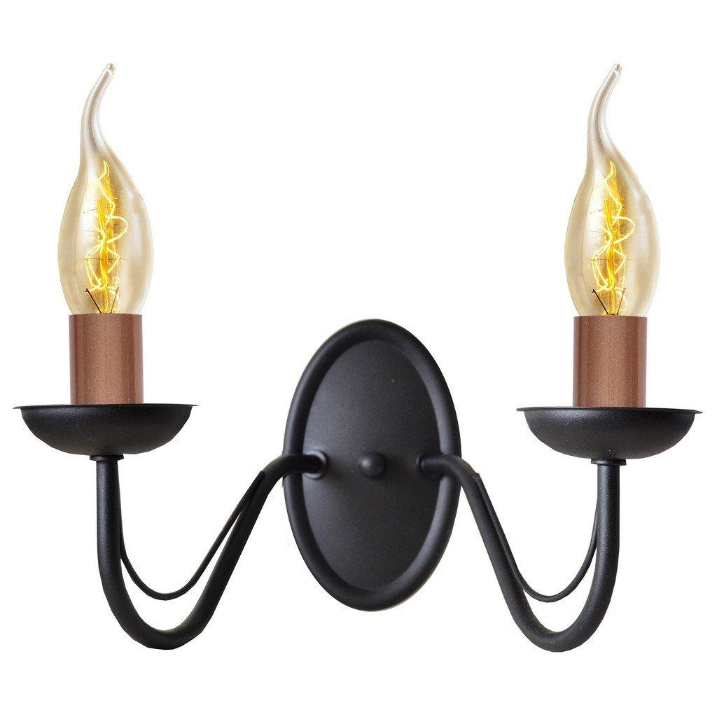 Malbo Candle Wall Lamp Black Copper 32cm
