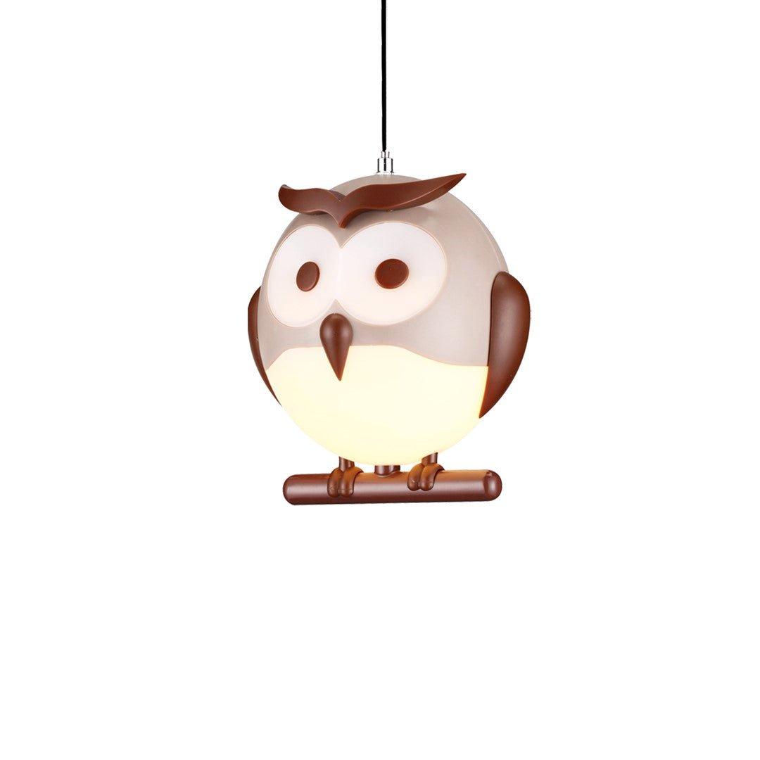 Owl Ceiling Lamp Childrens Nature Theme