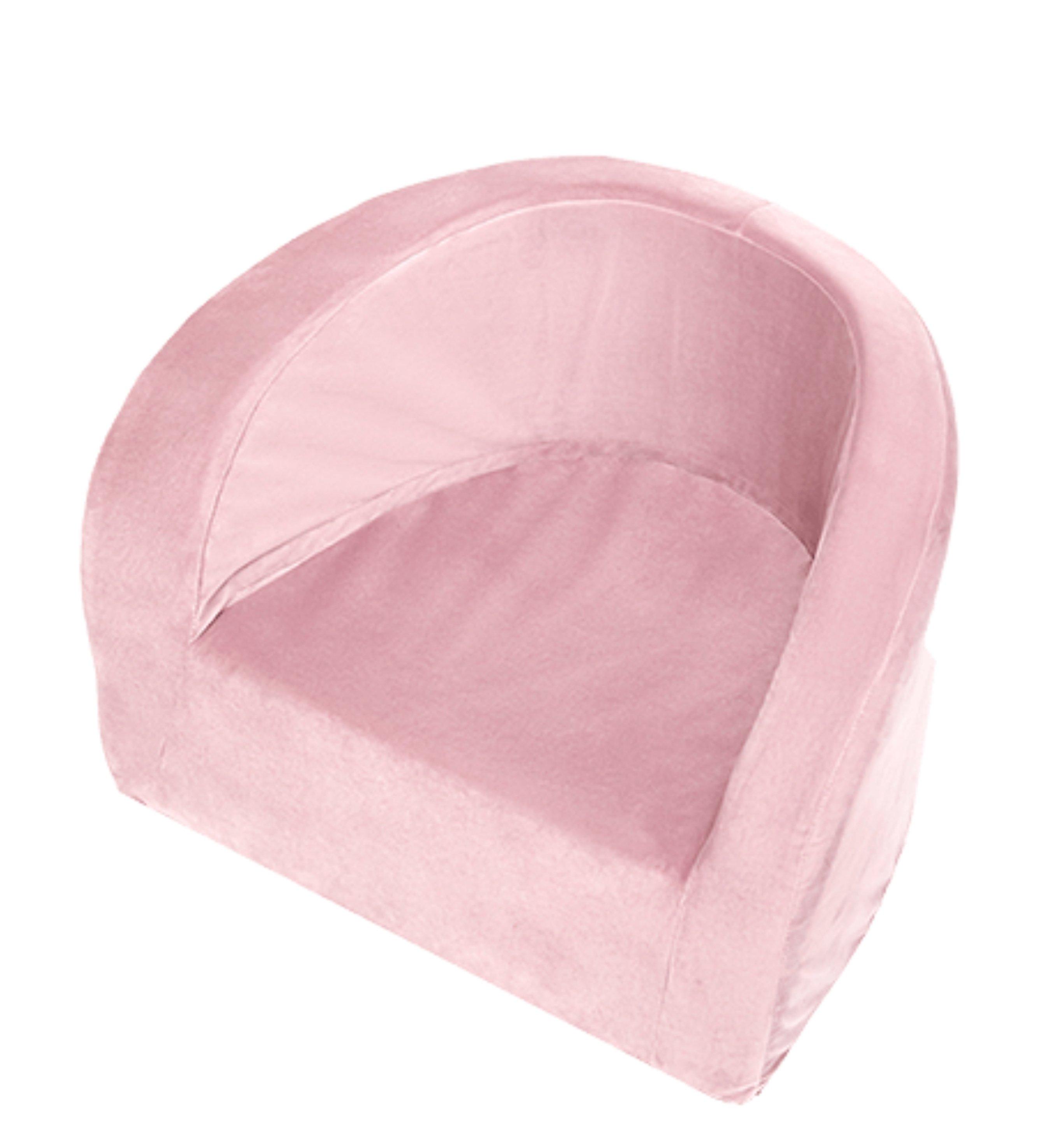 Misioo - Velvet Armchair Pink