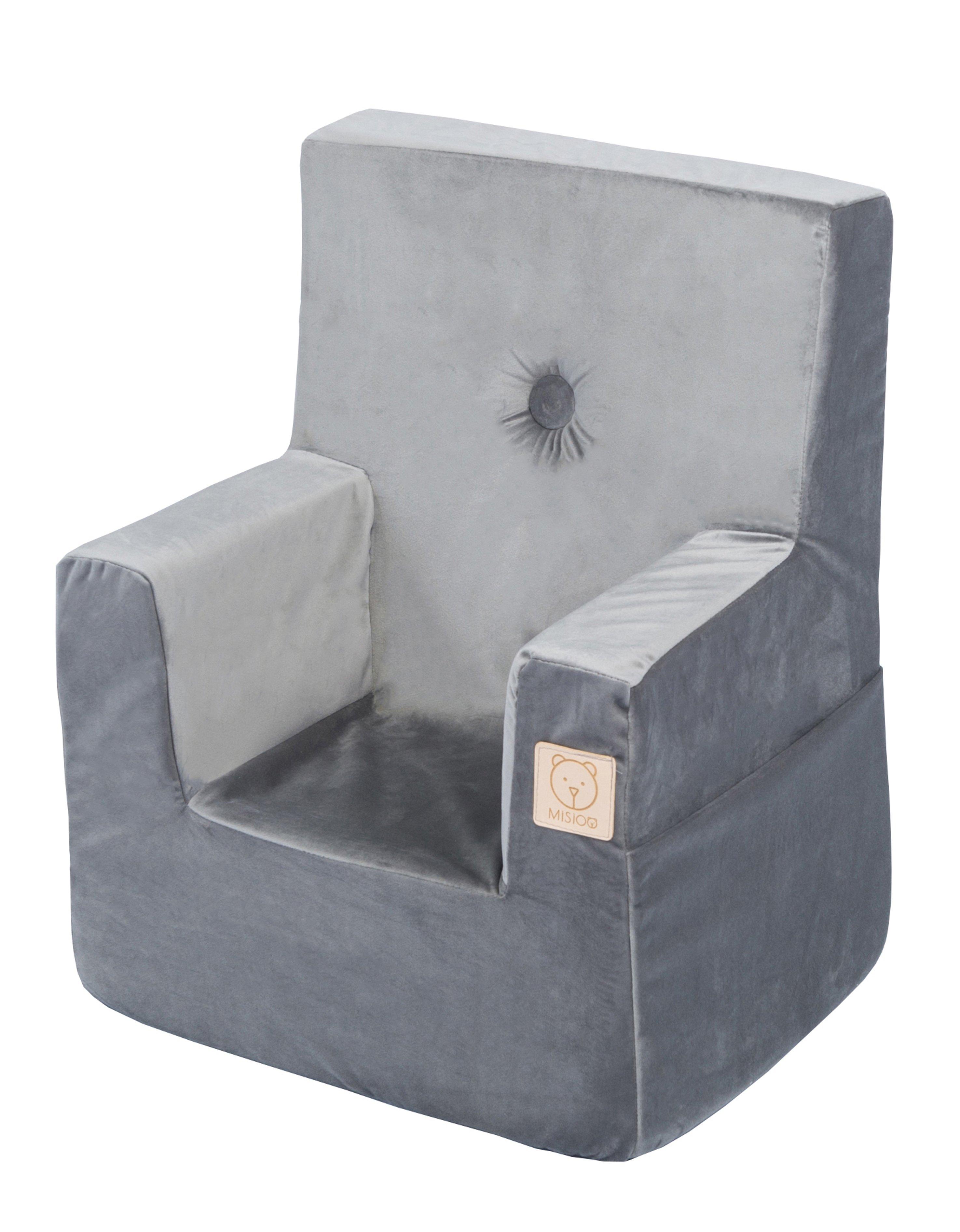 Misioo - Foldie Seat with Side Pocket Grey