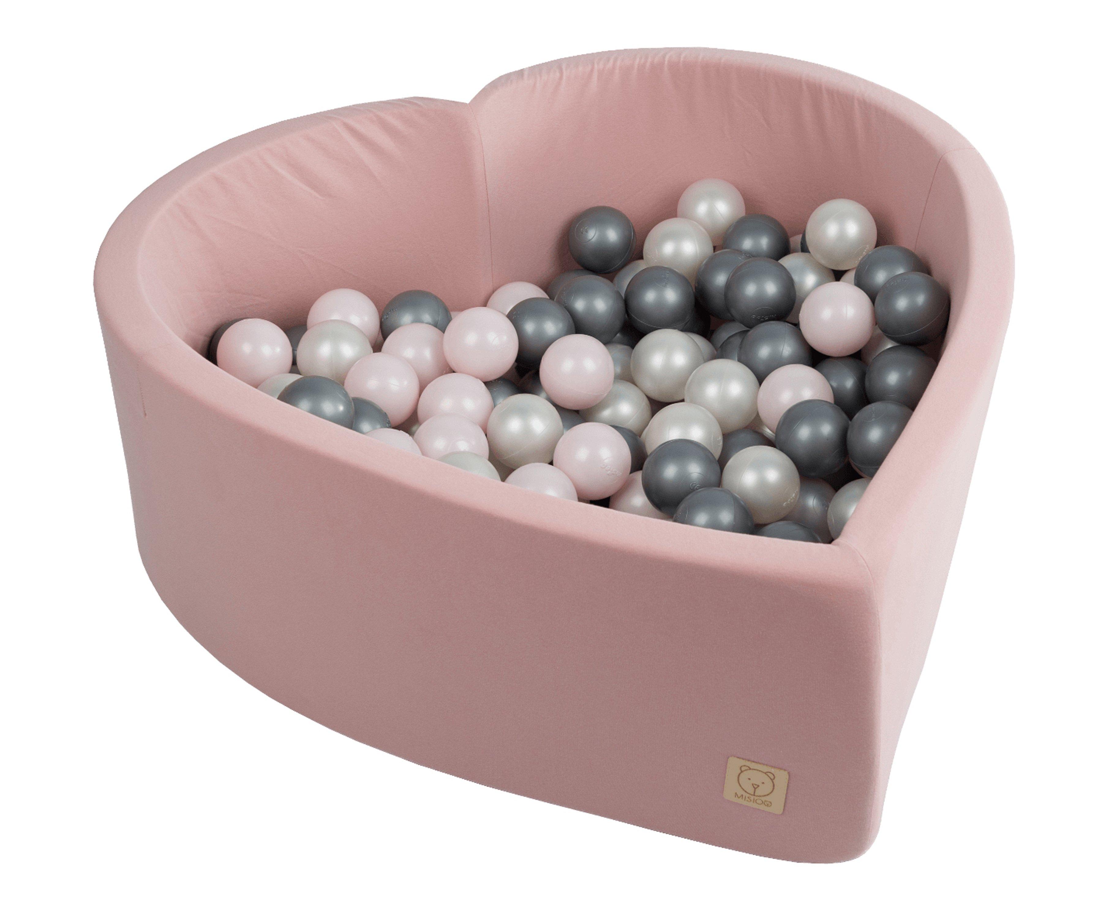 Misioo - Smart Set Heart Ball Pit Pink + 200 balls