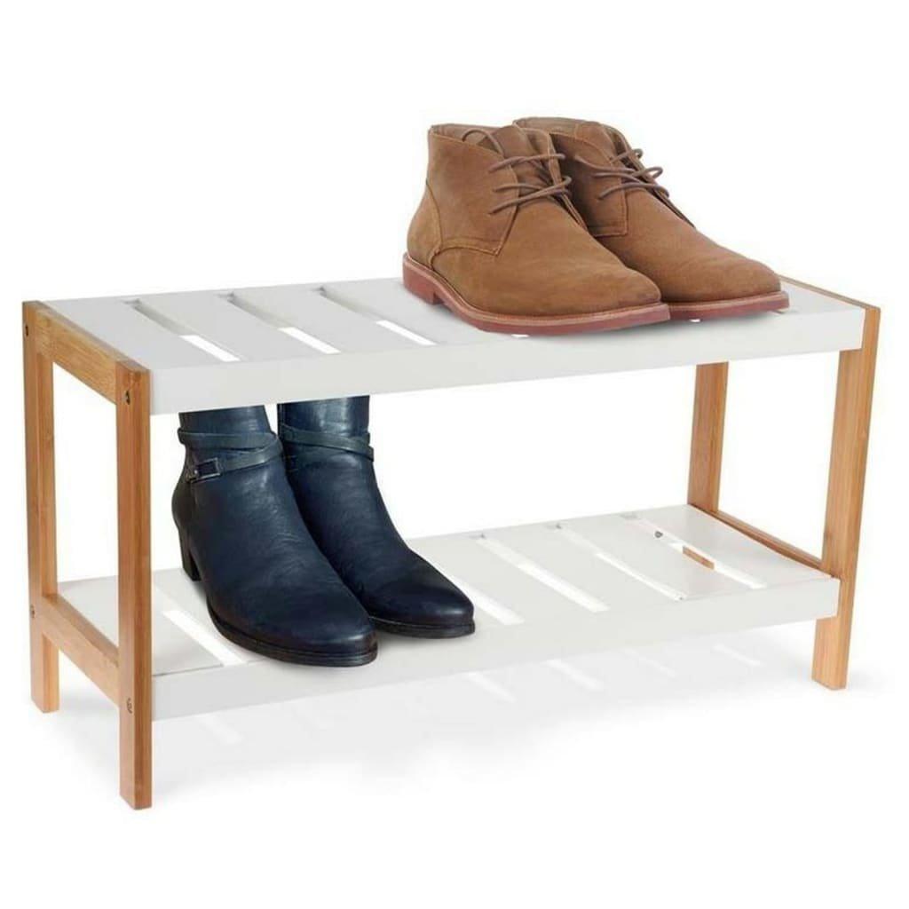 Storage Solutions Shoe Rack with 2 Levels 70x26x36 cm