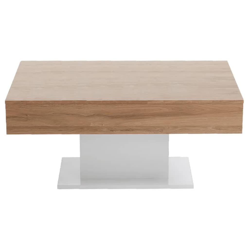FMD Coffee Table Antique Oak and White