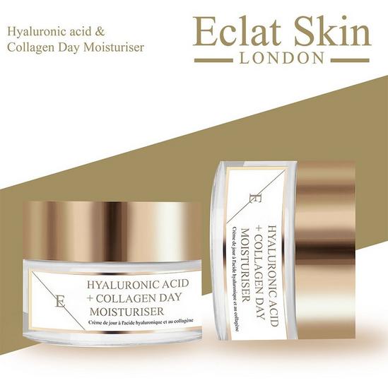 Eclat Skin London Hyaluronic acid & Collagen Amino Acids Day Cream x 2 3