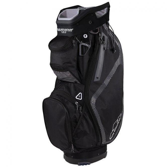 Stellar Golf Cart Bag Black-Gunmetal-Cadet