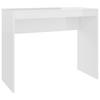 Berkfield Home Desk High Gloss White 90x40x72 cm Engineered Wood thumbnail 2
