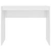 Berkfield Home Desk High Gloss White 90x40x72 cm Engineered Wood thumbnail 4