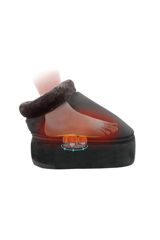 Product Foot Massager with Heat, Deep Shiatsu Kneading black