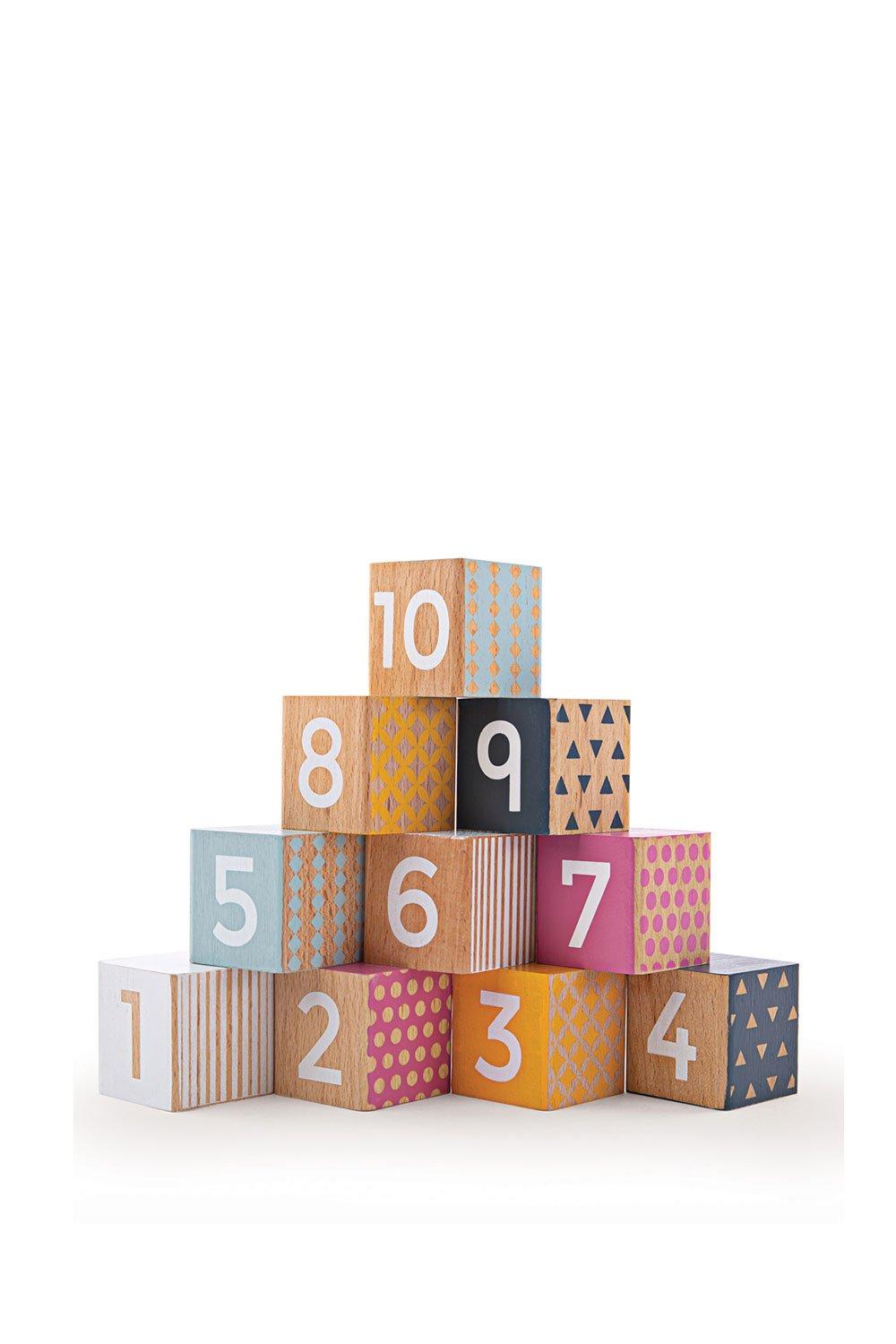 Wooden Number Blocks Toy