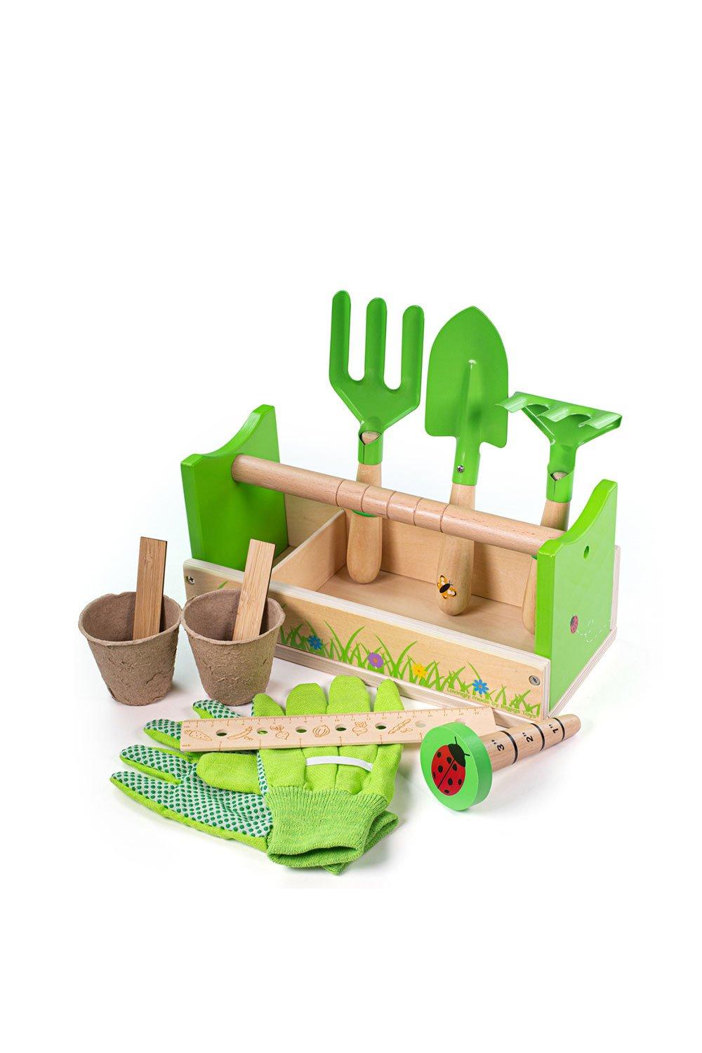 Gardening Caddy and Toy Tools