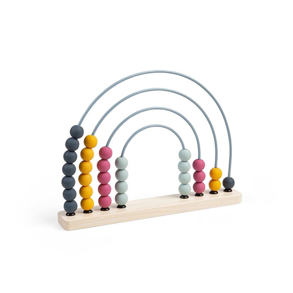 Wooden Rainbow Abacus Toy