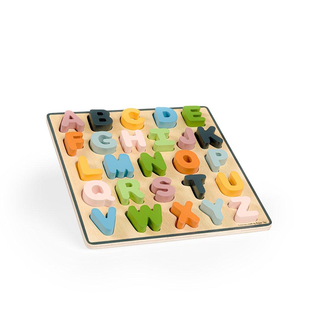 Wooden Uppercase ABC Puzzle