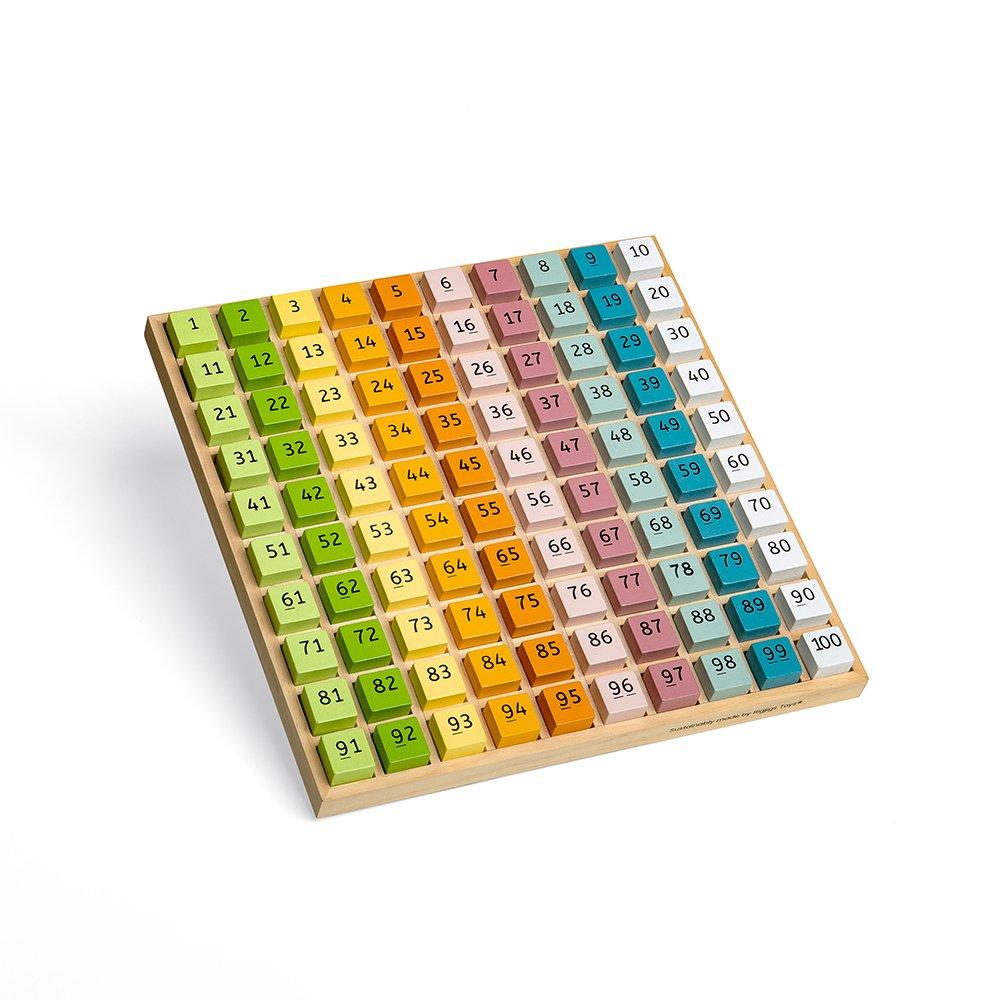 Wooden Educational Number Tray