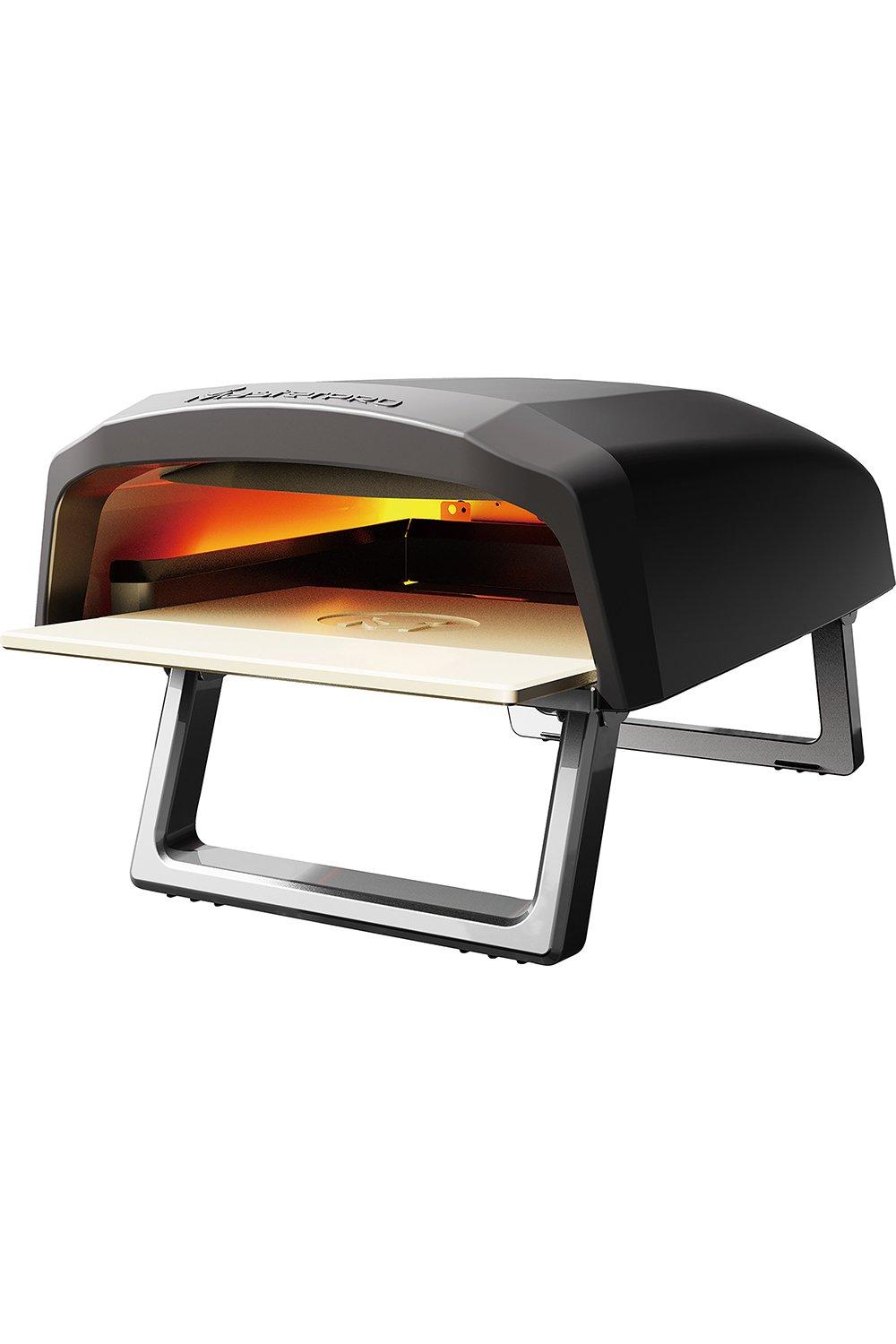 Portable Gas Pizza Oven with Pizza Peel and Carry Bag Black