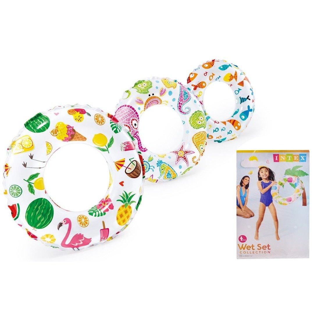 20" Wet Set Lively Print Swim Ring (Styles Vary, One Supplied)
