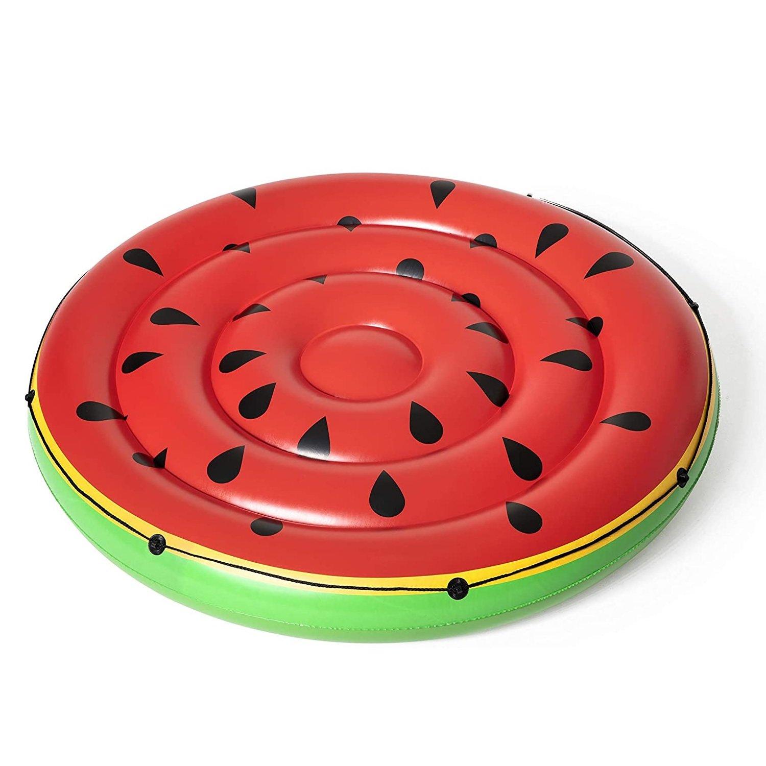 BW43140 Inflatable Watermelon Pool Float Ride on for Kids and Adults