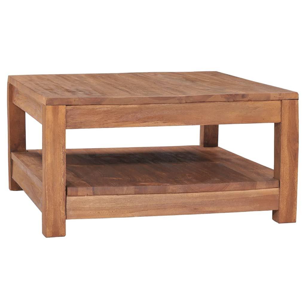 Coffee Table 68x67x35 cm Solid Teak Wood