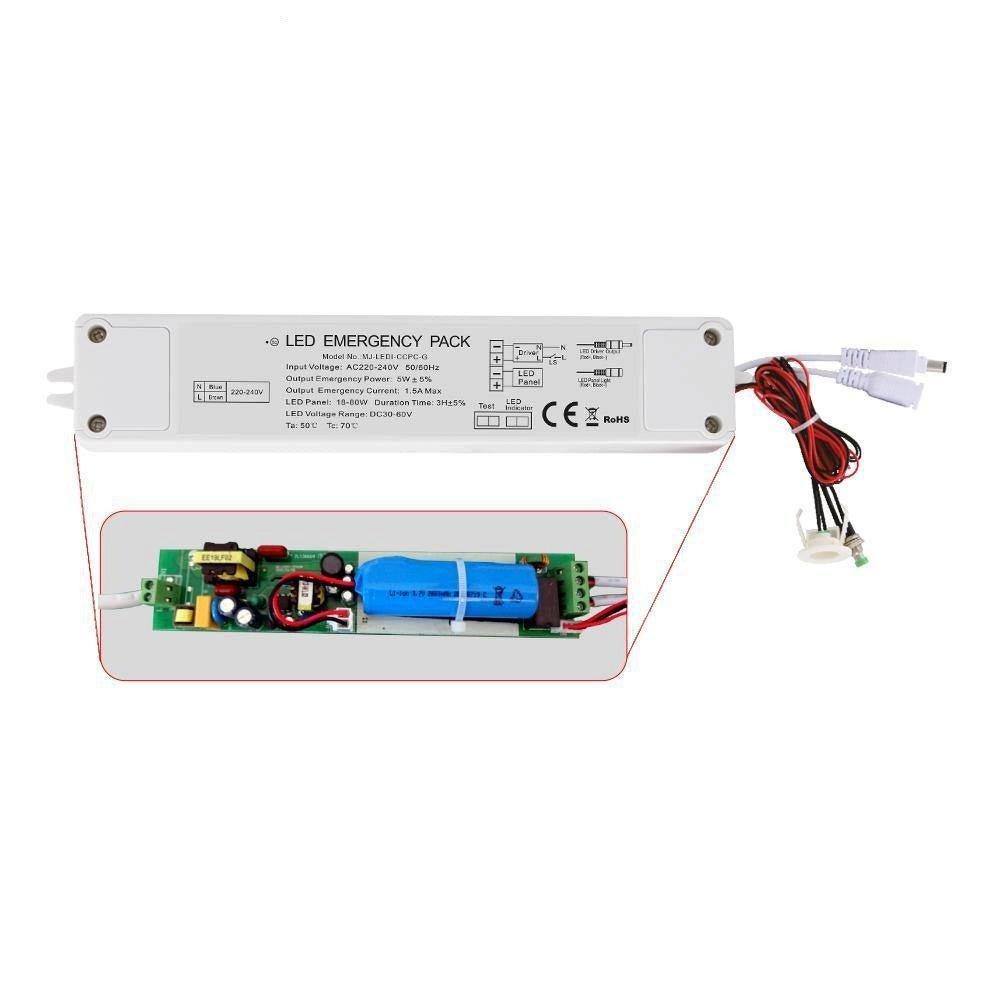 Plug and Play 5W Emergency Battery Kit