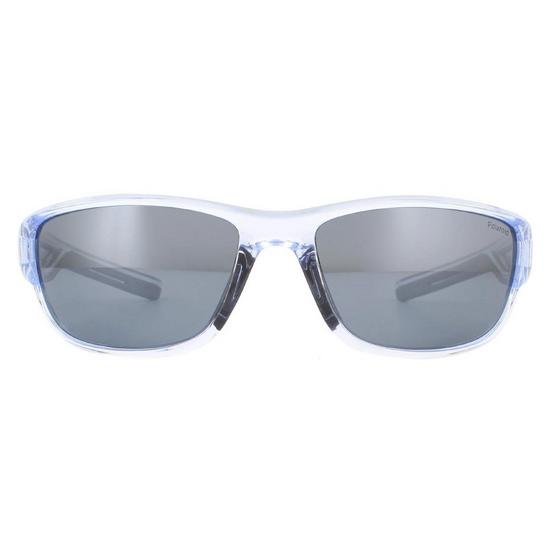 Polaroid Sport Sport Crsytal Black Grey Silver Mirror Polarized Sunglasses 1
