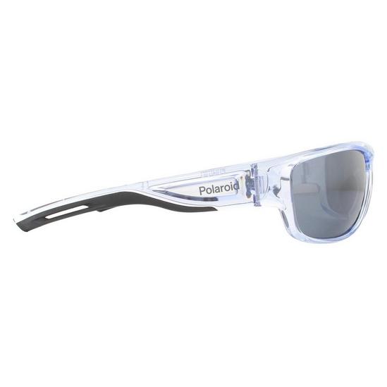 Polaroid Sport Sport Crsytal Black Grey Silver Mirror Polarized Sunglasses 4