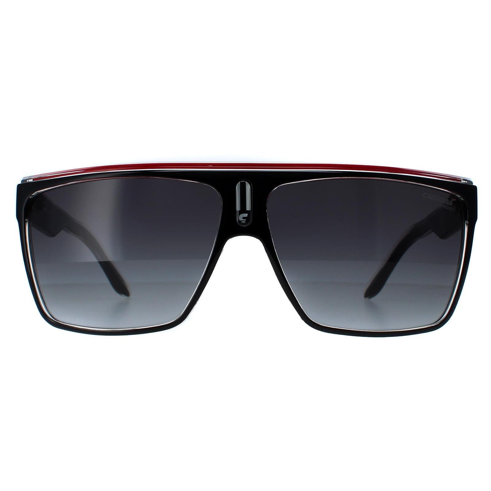 Shield Black Red Gold Dark Grey Gradient 22 Sunglasses
