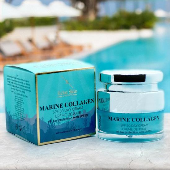 Eclat Skin London Marine Collagen  SPF50 Day Cream 50ml 5