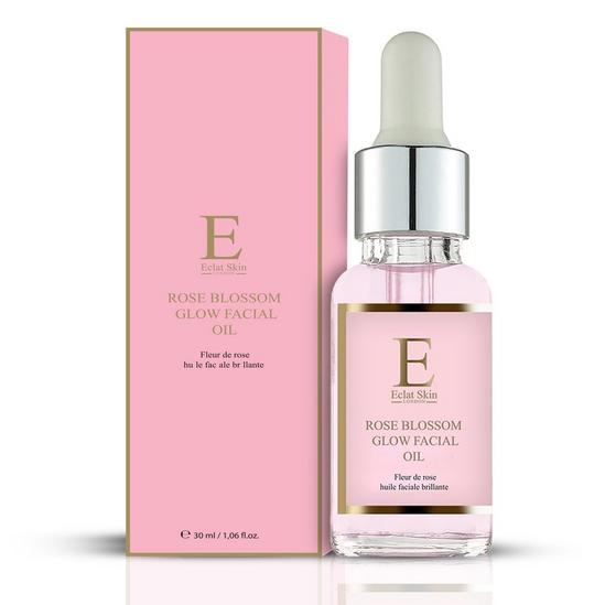 Eclat Skin London Rose Quartz Electrical Facial Roller + Rose Blossom Oil 30ml 3
