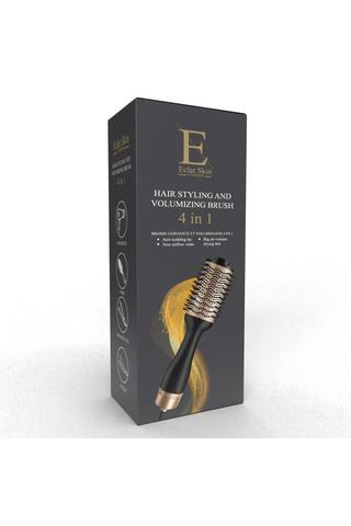 Product Hair Styling and volumizing brush 4 in 1 - UK/ EU plug Black