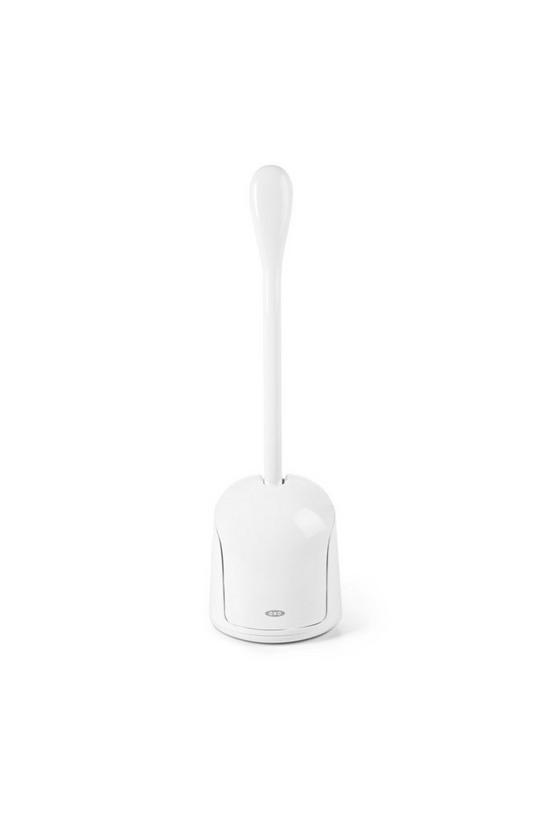 Oxo Good Grips Compact Toilet Brush White 1