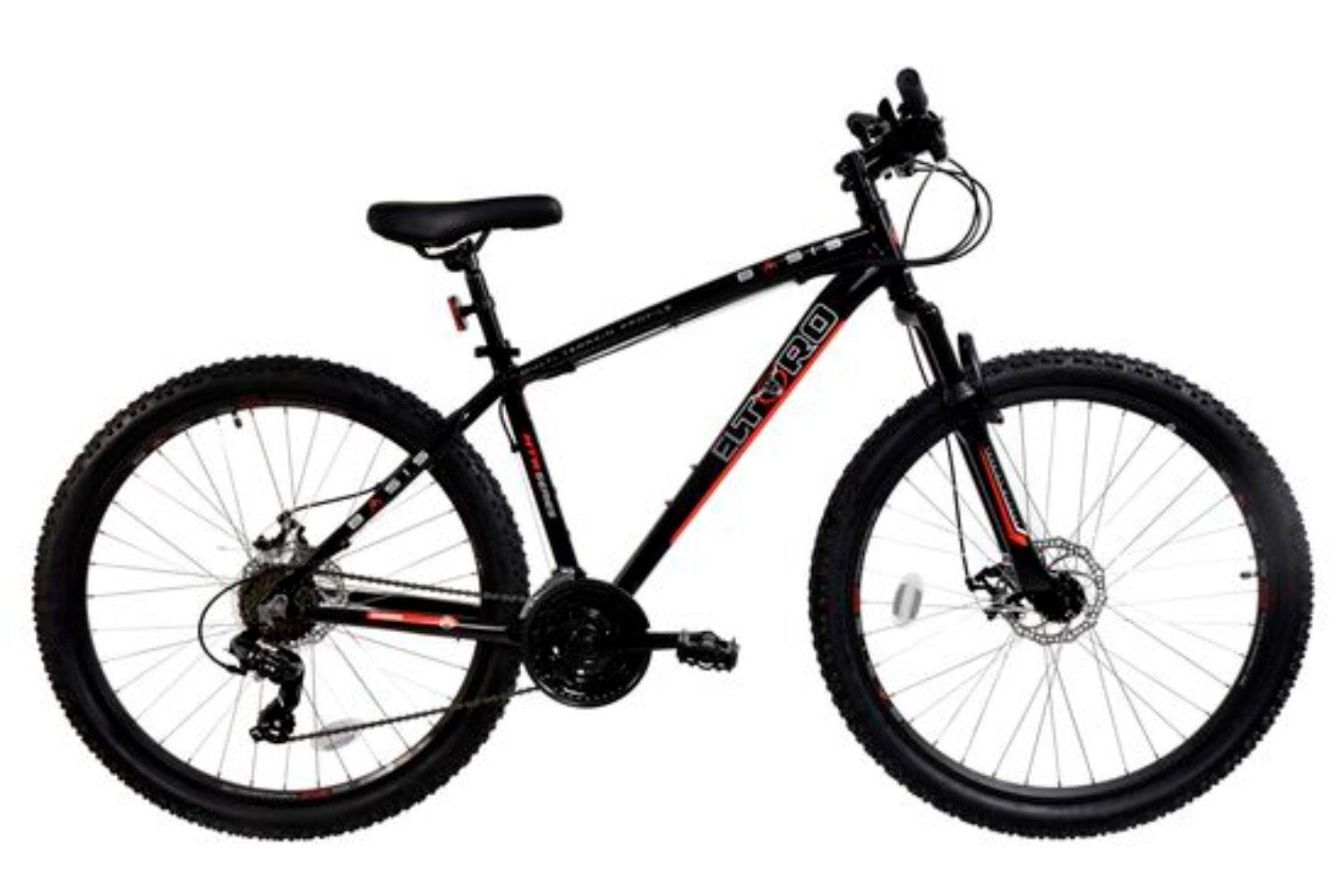 El Toro Hardtail Mountain Bike, 27.5in Wheel - Black/Red