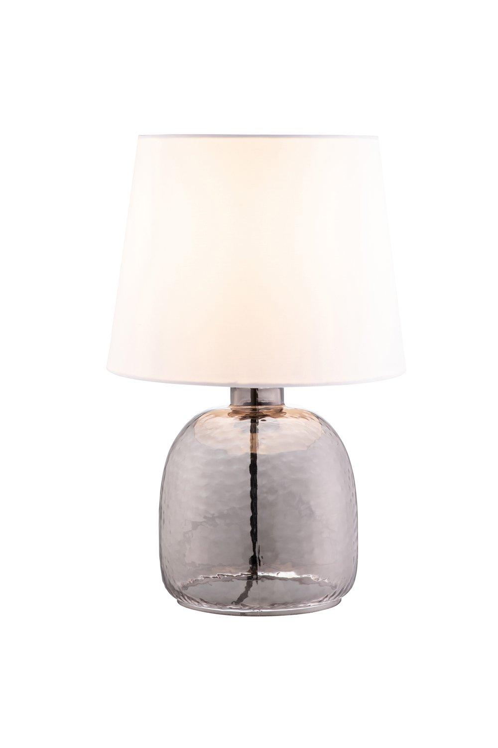 'Boho' Table Lamp & White Shade