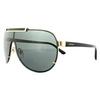 Versace Shield Gold Grey Sunglasses thumbnail 2