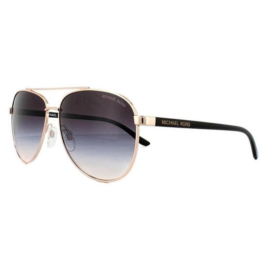 Michael Kors Aviator Rose Gold Brown Gradient Sunglasses 2