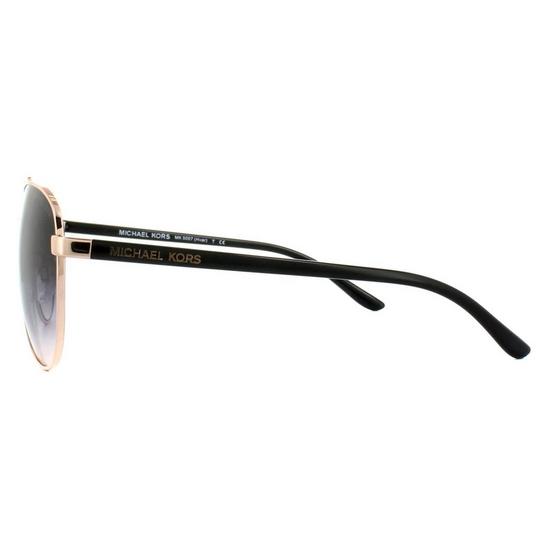 Michael Kors Aviator Rose Gold Brown Gradient Sunglasses 3