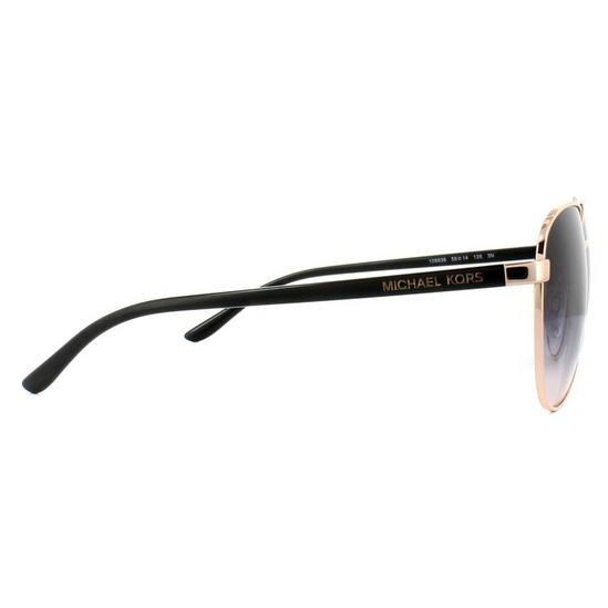 Michael Kors Aviator Rose Gold Brown Gradient Sunglasses 4