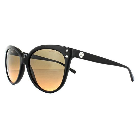 Michael Kors Cat Eye Black Grey Brown Gradient Sunglasses 2