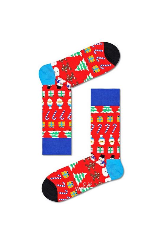 Happy Socks 4-Pack Festive Sock Gift Set 2