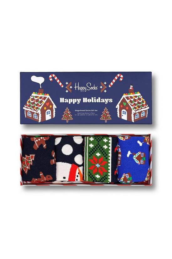 Happy Socks 4-Pack Gingerbread Gift Set 1