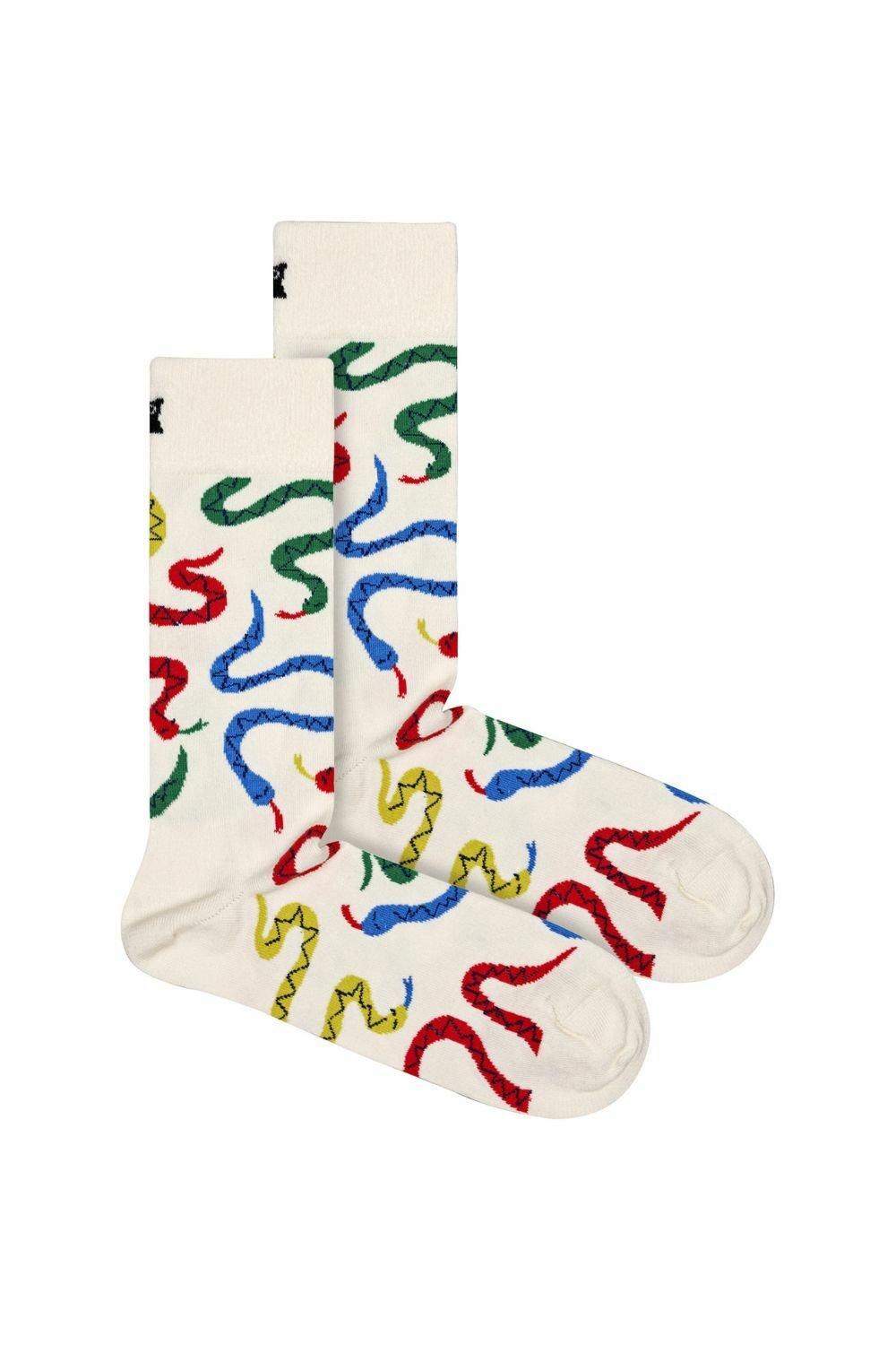 Novelty Snakes Design Soft Breathable Cotton Socks - Great Gift