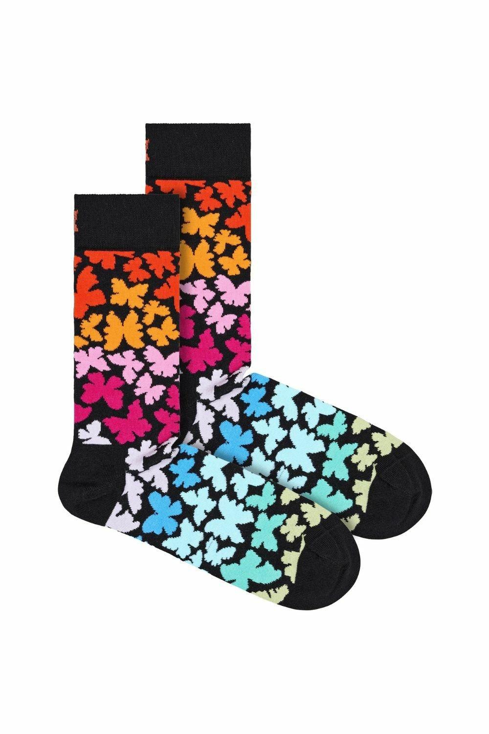 Novelty Butterfly Design Soft Breathable Cotton Socks - Great Gift